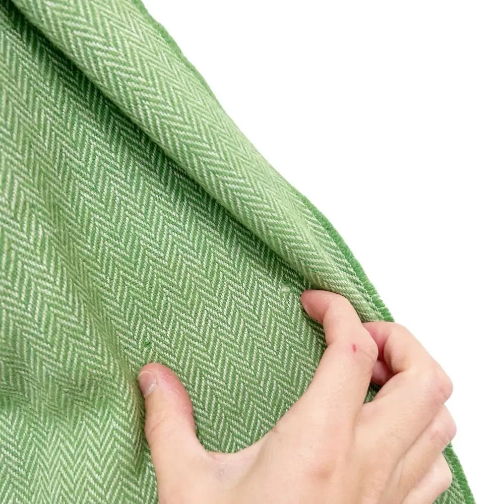 McNutt Green Lambswool Scarf